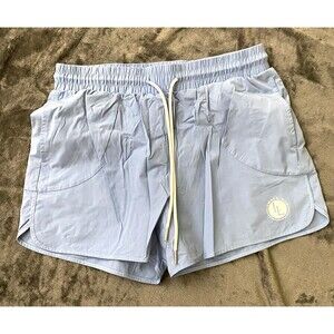 LumberLegs Men’s Leg Day Weightlifting Shorts  light blue Size M